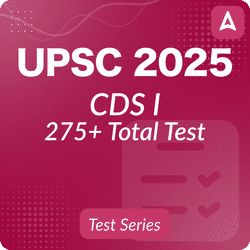 UPSC CDS I Mock Test 2025